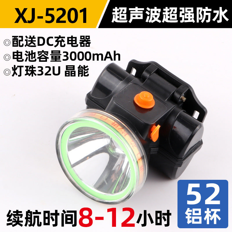 Headlight Strong Light Outdoor Special Led Ultra-Long Battery Life Rechargeable Waterproof Searchlight Super Bright Night Fishing Long-Range Fishing Light