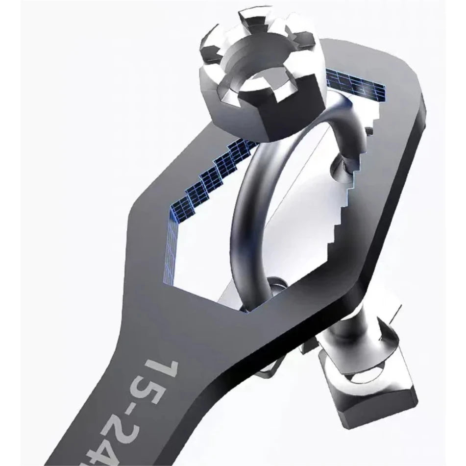 8-24mm Universal Torx Wrench Self-tightening Adjustable Glasses Wrenches Board Double-head Torx Spanner Hand Tools for Factory