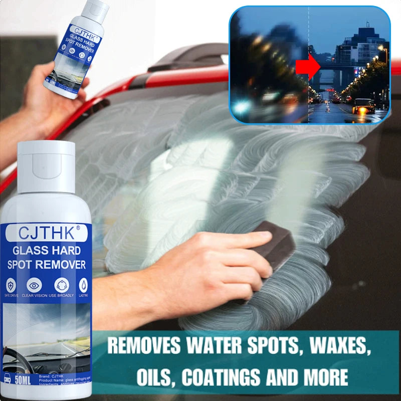 Car Glass Polish Coating Kit for Windshield Oil Film Removal Paste Car Glass Water Repellent Anti Rain Hydrophobic Cleaning Kits