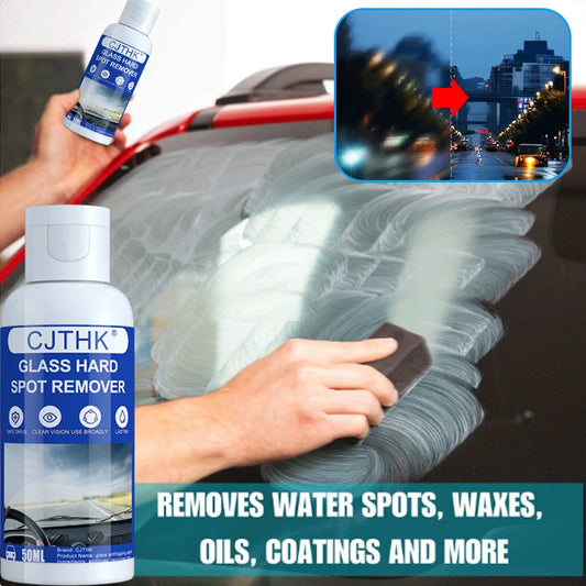 Car Glass Polish Coating Kit for Windshield Oil Film Removal Paste Car Glass Water Repellent Anti Rain Hydrophobic Cleaning Kits