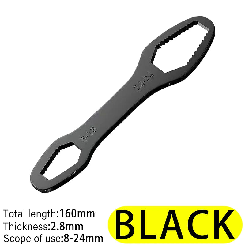 8-24mm Universal Torx Wrench Self-tightening Adjustable Glasses Wrenches Board Double-head Torx Spanner Hand Tools for Factory